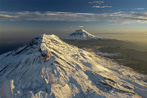 popocat�petl con nieve