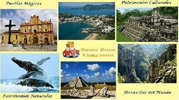 viajando por m�xico y sumando puntos